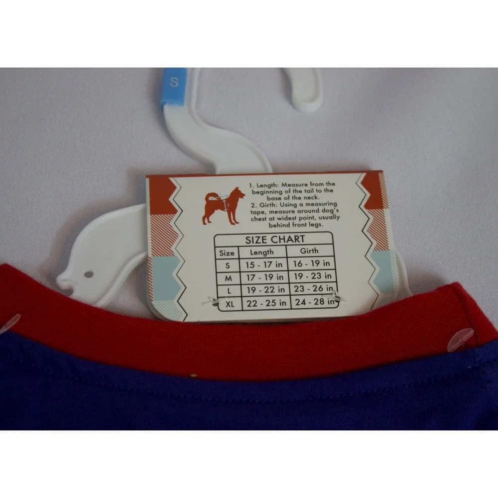 WOOF Little Firecracker Dog Tee Shirt 4th of‎ July Size Small New with Tags